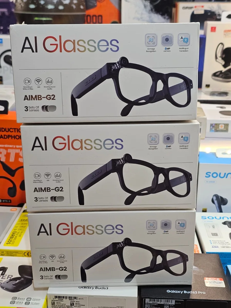 Three stacked Magira Glasses retail boxes